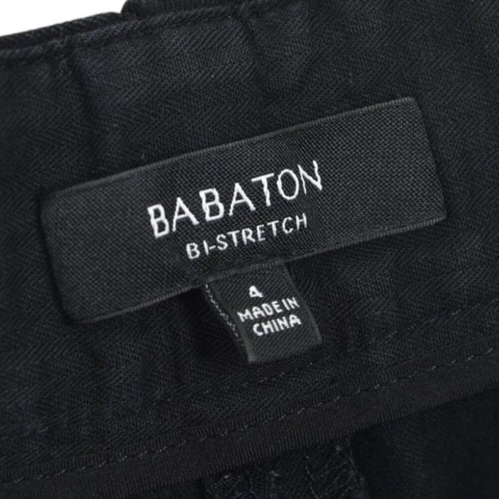 Aritzia Babaton Black Bi Stretch Ellis Low Rise Slim Leg  Ankle Size 4 - Picture 6 of 10